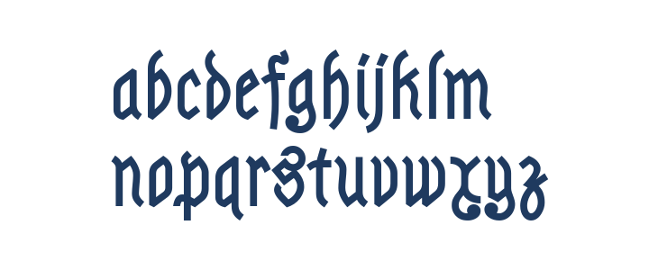 Astloch Bold Lowercase