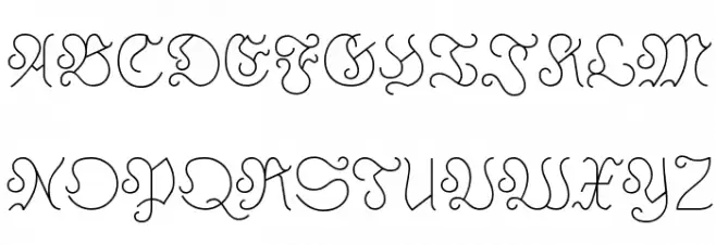 Astloch Regular 字体 大写