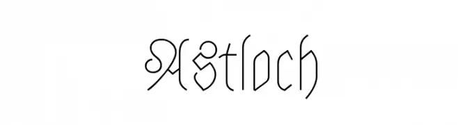 Astloch  免费字体下载