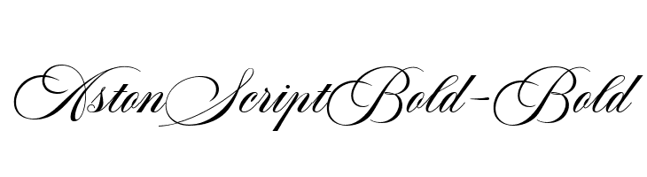 AstonScriptBold-Bold  免费字体下载