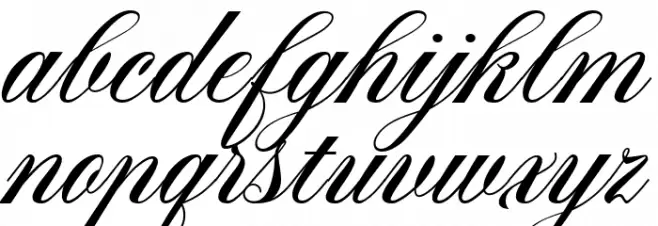 AstonScriptBold-Bold Caratteri MINUSCOLO