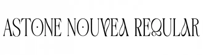 Astone Nouvea Regular  font caratteri gratis
