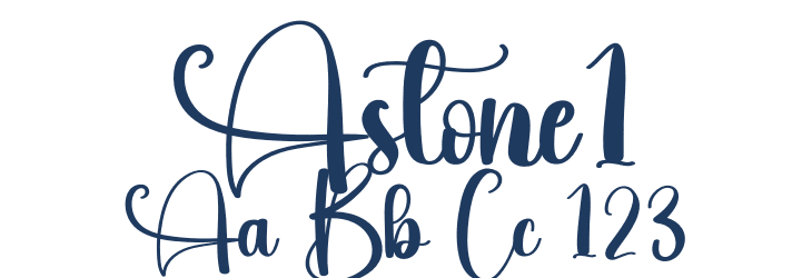 Astone1 Font Preview