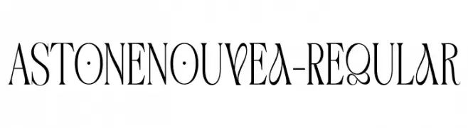 AstoneNouvea-Regular  font caratteri gratis