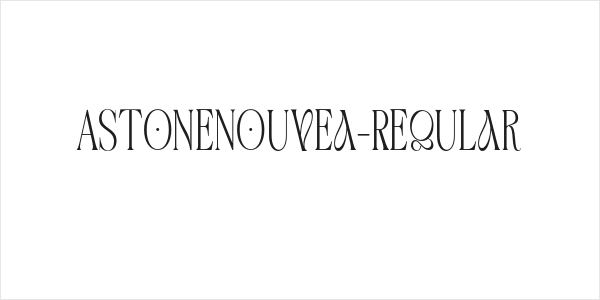 AstoneNouvea-Regular Logo