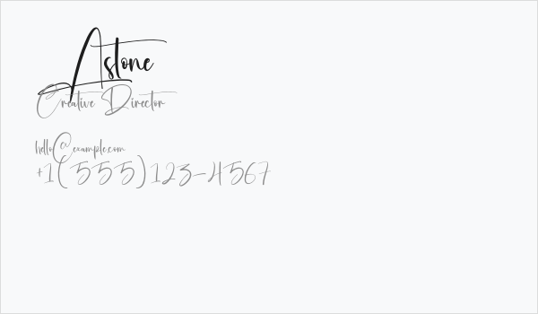 Astone Business Card