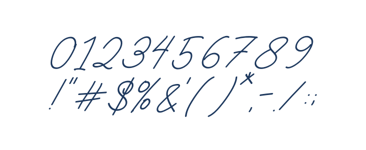 Astonia Italic Other Characters