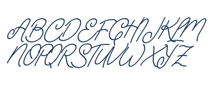 Astonia Italic Uppercase