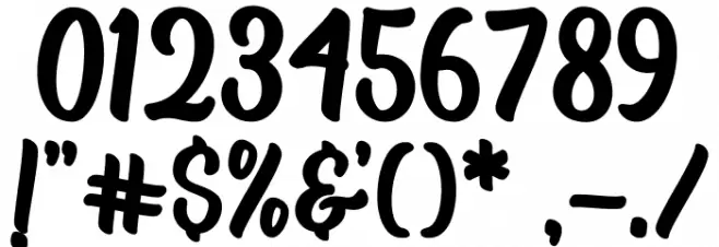 Astonia Font OTHER CHARS