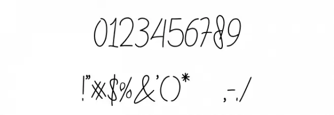 Astonish Font OTHER CHARS