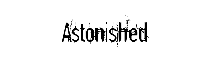 Astonished  Descarca Fonturi Gratis