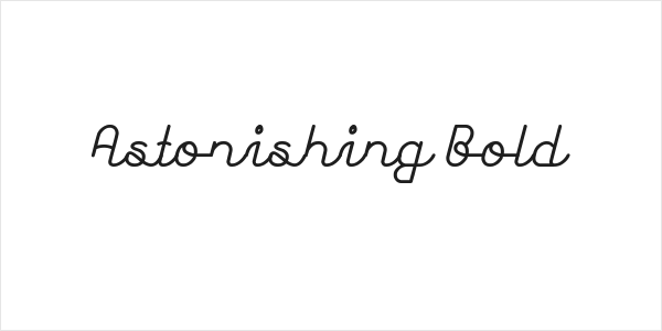 Astonishing Bold Logo