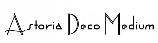 Astoria Deco Medium  Descarca Fonturi Gratis