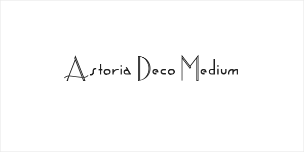 Astoria Deco Medium Logo