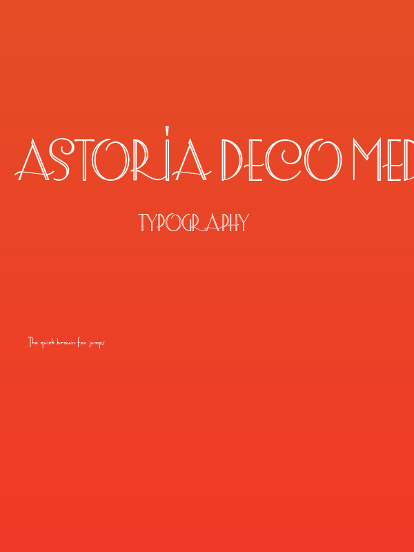 Astoria Deco Medium Poster