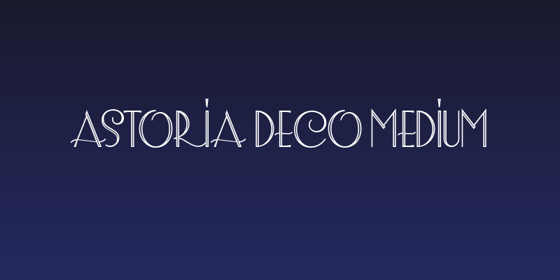 Astoria Deco Medium Social Header