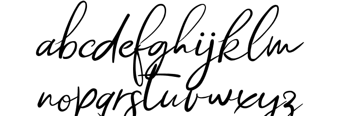 Astoria Demo Regular Font LOWERCASE