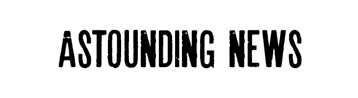Astounding news Font