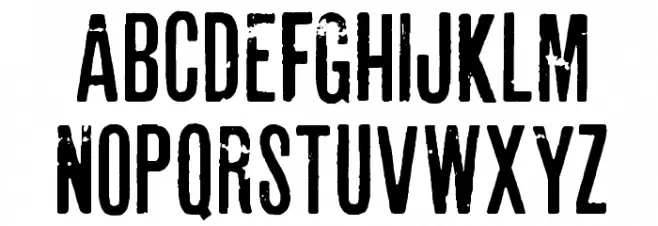 Astounding news Fonte MAIÚSCULAS