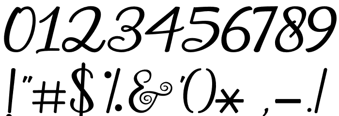 Astra-Regular Font OTHER CHARS