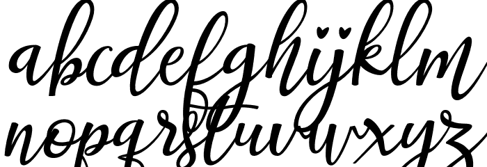 Astra-Regular Font LOWERCASE