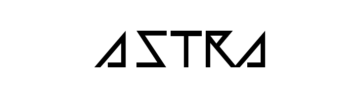 Astra  font caratteri gratis