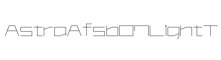 AstraAfsb07LightT  नि: शुल्क फ़ॉन्ट्स डाउनलोड
