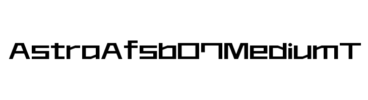 AstraAfsb07MediumT  フリーフォントのダウンロード
