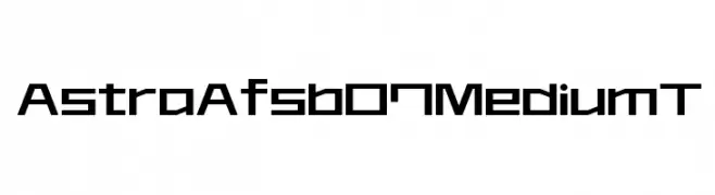 AstraAfsb07MediumT  Frei Schriftart Herunterladen