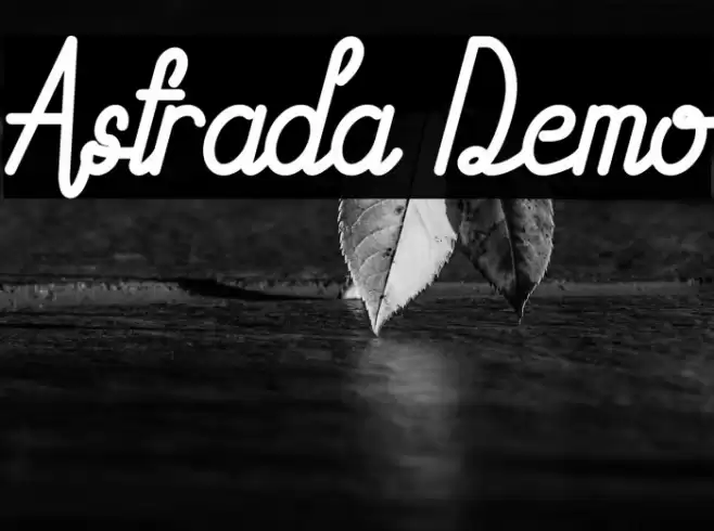 Astrada Demo Font examples