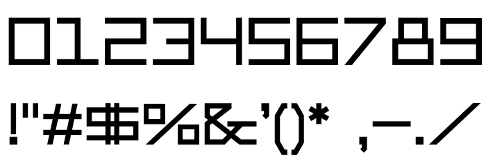 Astradyne-Bold Font OTHER CHARS