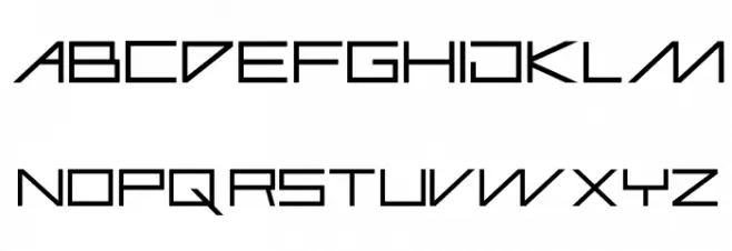 Astradyne-Bold Schriftart Groß