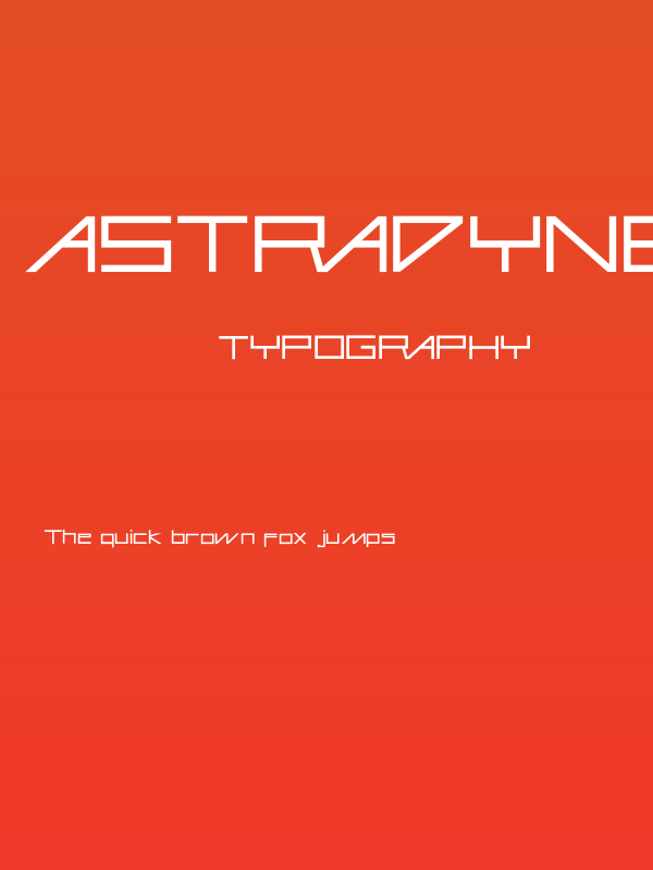 Astradyne-Bold Poster