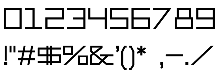 Astradyne Font OTHER CHARS