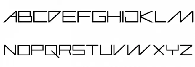Astradyne Schriftart Groß