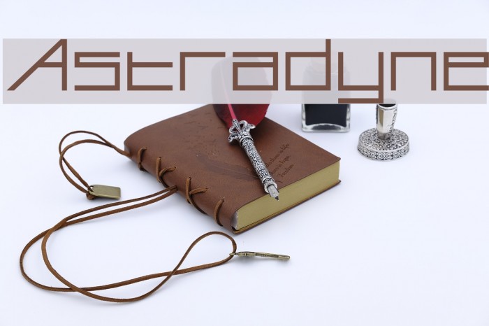 Astradyne Font examples