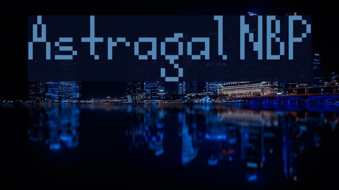 Astragal NBP Font examples