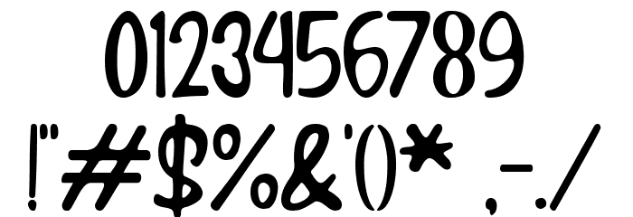 Astrajingga Font OTHER CHARS