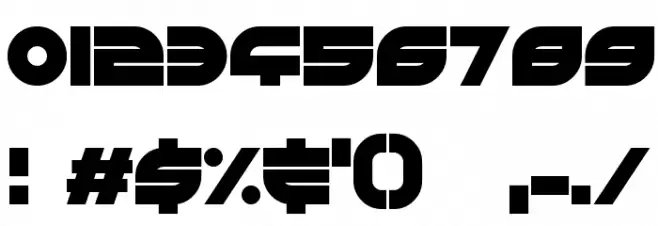 Astral Delight Black Upright Font Alte caractere