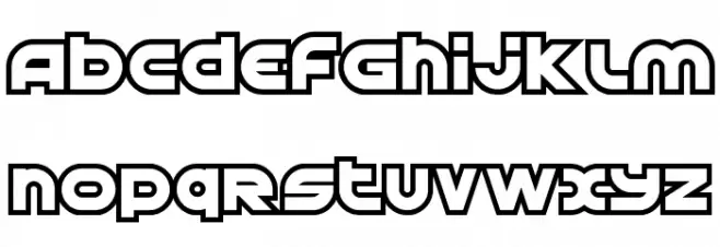 Astral Delight Upright 字体 大写