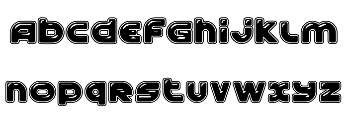 Astral Groove Font LOWERCASE