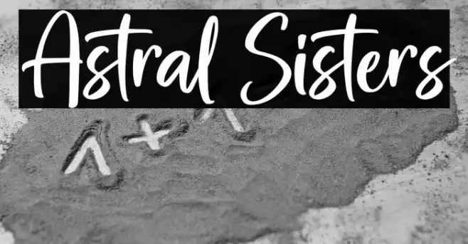 Astral Sisters Font examples