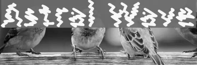 Astral Wave Font examples