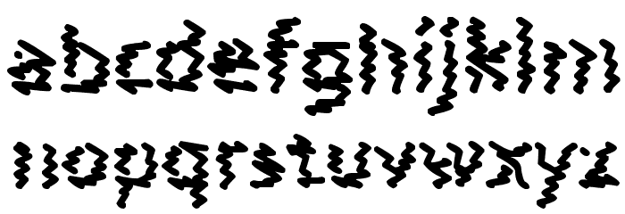 Astral Wave Font LOWERCASE