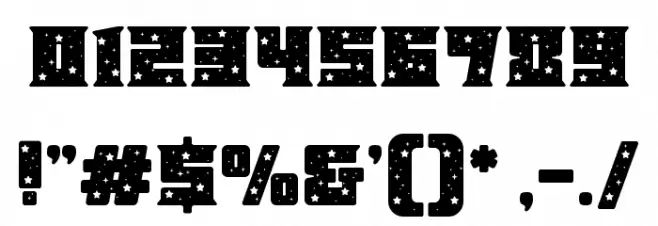 Astral Zenith Eight Schriftart Anderer Schreiben