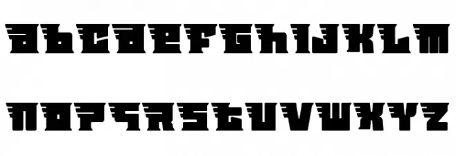 Astral Zenith Eleven Font LOWERCASE