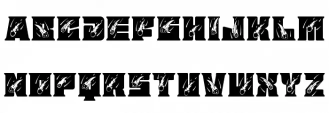 Astral Zenith Five 字体 大写