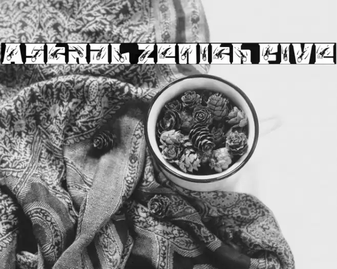 Astral Zenith Five 字体 examples