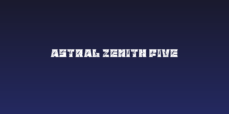 Astral Zenith Five Social Header