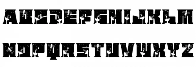 Astral Zenith Four 字体 大写